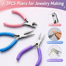 3 Pcs Pliers for Jewelry Making, Jewelry Pliers Set for Jewelry Repair — 3