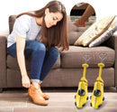 XYH Shoe Stretcher Women Men,4-Way Adjustable Shoe stretcher Wide Feet. | yellow — 6