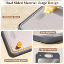 GUANCI Stainless Steel Cutting Board for Kitchen, Non Toxic 2-in-1 Double Sided Design, 304 Food Grade Stainless… — 5