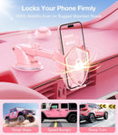 VICSEED 2026 Ultimate Sturdy Car Phone Holder [Upgraded 95+LBS Strongest Suction] Universal Long Arm Cellphone Mount for Car Dashboard Windshield Vent Truck Boat for iPhone 18 17 16 Pro Max & Android | Hot Pink photo 4