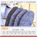 Wool Felt Warm Shoe Insoles - Wool Felt Boot Shoe Insert Insoles Men — 7