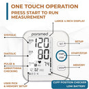 Paramed Blood Pressure Monitor - Bp Machine - Automatic Upper Arm Blood Pressure Cuff 8.7-16.5 inches - Large LCD Display 120 Sets Memory - Device Bag & Batteries Included — 2