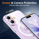 SPIDERCASE for iPhone 17 Case, Built-in Stand, Clear — 5