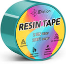 JDiction Epoxy Resin Tape, 2.5 in x 108 ft Heat-Resistant Release Tape — 1