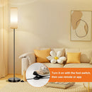 FRIDEKO HOME Floor Lamp, 9W 800LM Color Changing Smart Bulb, Beige Shade — 7