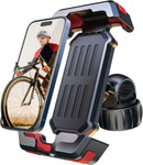 Pnitri 2026 New Upgraded Bike Phone Holder Handlebar - 1S Quick Install, Motorcycle Phone Mount, Bicycle Phone Holder fit Large Phone Case for iPhone Samsung, Dirt Scooter Mini Bike Accessories — 1