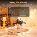 24 Pack Fairy Lights Battery Operated [3 Modes] 7ft 20 LED Mini Twinkle String Lights Waterproof Silver Wire Firefly Starry Lights for Wedding Party Mason Jars Christmas Decorations, Warm White | [24 Pack] 7 Feet 20 LED — 5