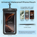Rynapac Waterproof Phone Pouch [Up to 8.5"] - 2 Pack, IPX8 Waterproof Phone Case with Lanyard for iPhone 17 16 15 Pro Max, Touchscreen & Photograph, Cellphone Dry Bag for Beach Cruise Essentials 2026 — 5