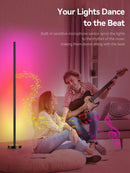 OIYN Smart RGBICW LED Corner Floor Lamp - 16 Million DIY Colors, 68+ Scenes, Music Sync, App & Remote Control,… — 4