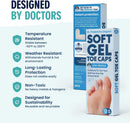 Dr. Frederick's Original Soft Gel Toe Caps, White, Small, 12 ct 6