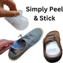 Heel Lift Inserts for Women and Men - 4 pcs Stackable Adhesive Gel Heel Cushions, Adjustable Height Increasing Insoles for Leg Length Discrepancy 1/8", 1/4", 3/8", 1/2" (Small) — 4