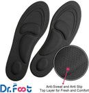 Dr.Foot's Sports and Diabetic Anti Sweat Foam Comfort Insoles - Black — 2