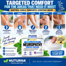 Neuroturna Nerve Relief Cream - Premium Nerve Cream 3X Action for Targeted Relief and Soothing Nerve Comfort - Maximum Strength with 4% Menthol, MSM for Feet Hands Legs Toes & Back - 8 Oz — 6