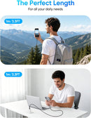SUNGUY USB to USB C Cable, 3Pack [3.3FT+3.3FT+6.6FT] 3A Fast Charging Extra Durable USB A to C Cable for Car Android Auto/Carplay, Compatible with i-Phone 17 16 15 Series, Samsung, Moto, TypeC Devices 6