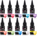 LET'S RESIN Pearlescent UV Resin, 10 Colors UV Resin Craft Kit — 1