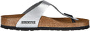 Birkenstock Gizeh Unisex Leather Sandals – Silver — 2