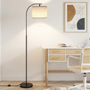 SIBRILLE Floor Lamp with Linen Shade, Arc Dimmable Tall Standing Lamp with Remote Control, Modern Floor Reading… — 6