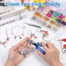 Evatage Split Ring Opener Tool - Keychain Pliers for Jewelry Making — 7