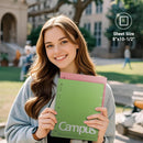 KOKUYO Spiral Notebooks, 3 Pack 10-1/2" x 8" Lined Notebook College Ruled | Pink, Sky Blue, Green — 8