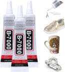 FITTDYHE 3PCS Jewelry Glue - 15ML/0.5fl oz Clear DIY Craft Glue for Rhinestones, Waterproof Strong Bond Adhesive for… — 1