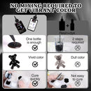 LET'S RESIN UV Resin, White & Black Colored UV Resin 300g Kit — 3