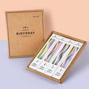 PHD CAKE 24-Count Colorful Pastel Spiral Long Thin Birthday Candles, Cake Candles, Birthday Parties, Wedding Decorations, Party Candles — 6