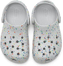 Crocs Kids Classic Graphic Clog – Atmosphere/Multi Glow Splatter — 2