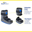 Brace Direct Lightweight Short Air Walking Boot with Protective Toe Guard — 6