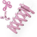 Aiboxin Elastic No Tie Shoelaces for Kids Adults Tieless Stretch Shoe Laces | Pink — 1