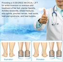 4 Pairs Orthopedic Insoles for Men and Women, Medial & Lateral Heel Wedge Silicone Shoe Inserts, Height Increase Shoe Pad for Corrective Pronation, Supination, O/X Type Leg Corrective (Transparent) - 4 Pairs Transparent — 5