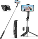 SelfieShow Selfie Stick, Extendable Selfie Stick Tripod with Wireless Remote and Tripod Stand, Portable, Lightweight, Compatible with iPhone 17 16 15 14 13 12 Pro Xs Max/Samsung Smartphone and More photo 1
