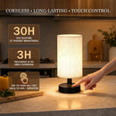 Small Cordless Table Lamp with 4000mAh Rechargeable Battery, Black, 1 Pack — 2