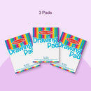 Melissa & Doug Drawing Paper, Sketch Pad, 3-Pack Bundle for Coloring, Writing or Painting (9 x 12 inches) - 50 Sheets Each, Kids Drawing Pad & Art Supplies for Kids Ages 3+ - FSC Certified — 6