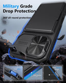 ATATOO for iPhone 16 Case Wallet, Built-in Card Holder (3-5 Cards), Black — 5