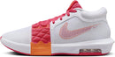Nike Lebron Witness VIII Men's Basketball Shoes - White/Bright Mandarin/Aster Pink — 1