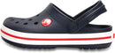 Crocs Kids Crocband Clogs | 8 Toddler | Navy/Red — 7