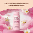 HAPPY CURVES Comfort Powder: Talc Free Anti Chafe Body & Foot Dusting Powder Deodorant to Control Inner Thigh Chafing, and Private Areas 6oz (Pack of 1) - Tahitian Vanilla — 6