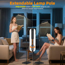 PACOVY Floor Lamp, Adjustable Height Floor Lamps for Living Room Bedroom, 120 LED Super Bright Standing Lamp Remote… — 2