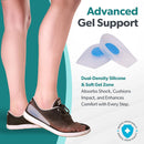 BraceAbility Heel Spur Cups | Medical-Grade Silicone Plantar Fasciitis Insole Cushion Pads, Gel Foot Orthotic & Shoe Insert Protectors (Pair - Large) — 4