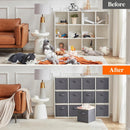 Lifewit Storage Cubes, 11 Inch Organizer Bins, 18L Gray, 12 Packs — 6