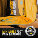 MEGAComfort Anti-Fatigue Insoles for Men and Women - Memory Foam for Work Shoes, Boots, Steel Toe - Reduce Pain, Tired Feet — 3