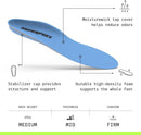 Superfeet All-Purpose Support Medium Arch Insoles (Blue) for Active Lifestyle with Medium Arch Support - Men 11.5-13 / Women 12.5-14 — 3