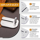 TLKKUE Leather Stitching Punch Aid Plate Leather Working Tools | 1 Size — 2