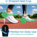 ViveSole Height Increase Insoles (Pair) - Plantar Fasciitis Relief Shoe Inserts for Men and Women - Orthopedic Heel Lift Cups for Foot Pain and Leg Length Discrepancy - Lightweight Gel Support - Large (1.4" Heel Lifts) — 4
