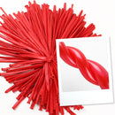 Party Balloons - Pearl Red 260 Long Balloons for Birthday Celebrations & — 4