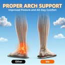 4D Cloud Memory Foam Insoles for Men & Women, Shoe Inserts for All-Day Standing, Arch Support for Plantar Fasciitis & Foot Pain Relief, Breathable for Boots and Sneakers (Men 10-11.5 / Women 11-12.5) — 2
