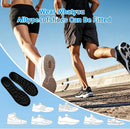 2026 New Steppers Insoles for Men & Women - 4D Cloud Comfort Memory Foam | Super Soft Shock Absorption, Anti-Fatigue & Breathable Design | Replacement Inserts for Work, Running (Black, Men's 8.5-9) — 5