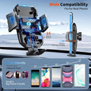 SUUSON Upgraded 3-in-1 Car Phone Holder Mount for Car, Black photo 6