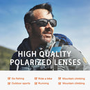 suoso Polarized Sports Sunglasses for Men: UV400 Protection Glasses Wrap Around Goggles for Driving Fishing — 6