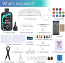 Suzzam UV Resin Jewelry Making Kit, 300g Crystal Clear UV Resin Kit with Molds, 30w & 22 Lamp Beads UV Resin Light… — 2